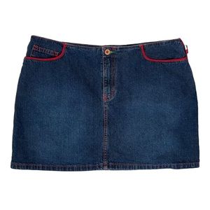 Tommy Vintage Denim Mini Skirt